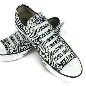 CONVERSE Glow in the Dark Zebra Low Tops NEW